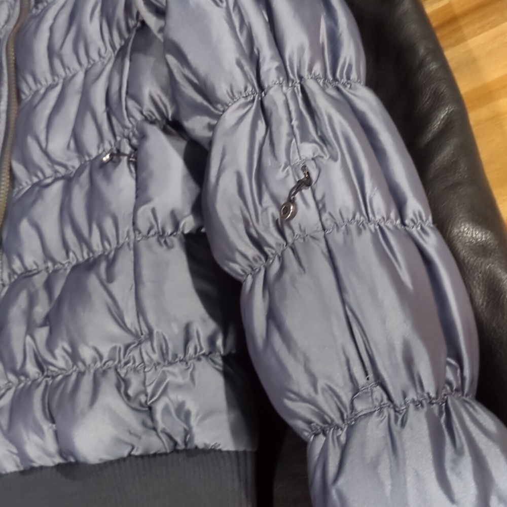 The North Face 600 Down Puffer jacket/coat women's size small color silver - Picture 9 of 16
